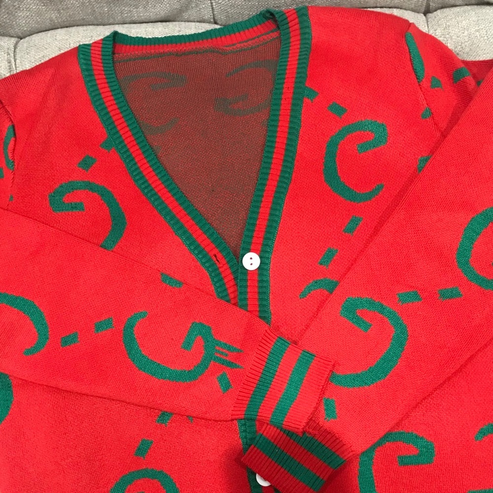 Beautiful red soft material sweater